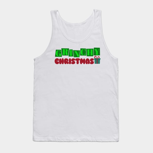 Grinchy Christmas Tank Top by Genic